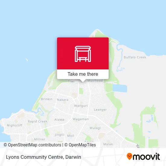Mapa Lyons Community Centre