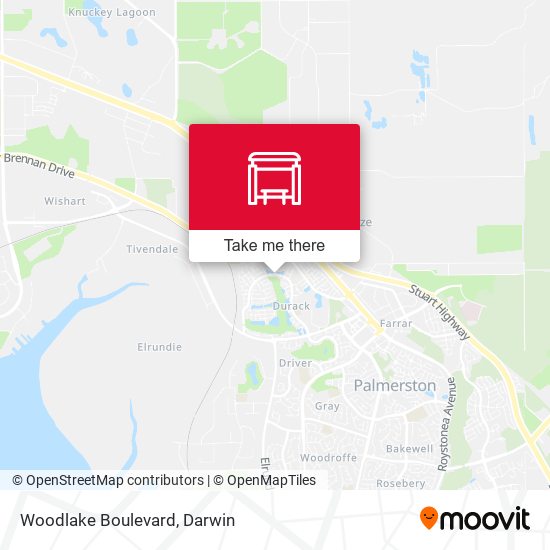 Woodlake Boulevard map