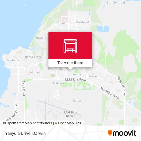 Yanyula Drive map