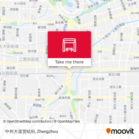 中州大道货站街 map