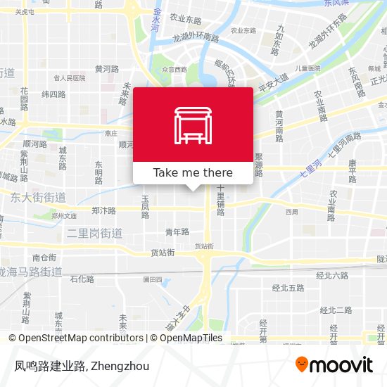 凤鸣路建业路 map