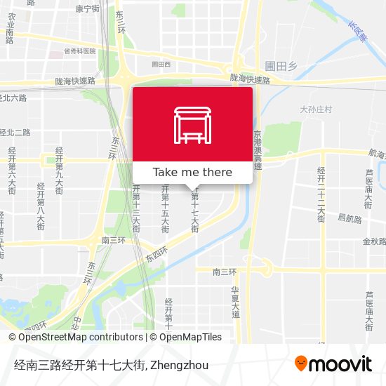 经南三路经开第十七大街 map