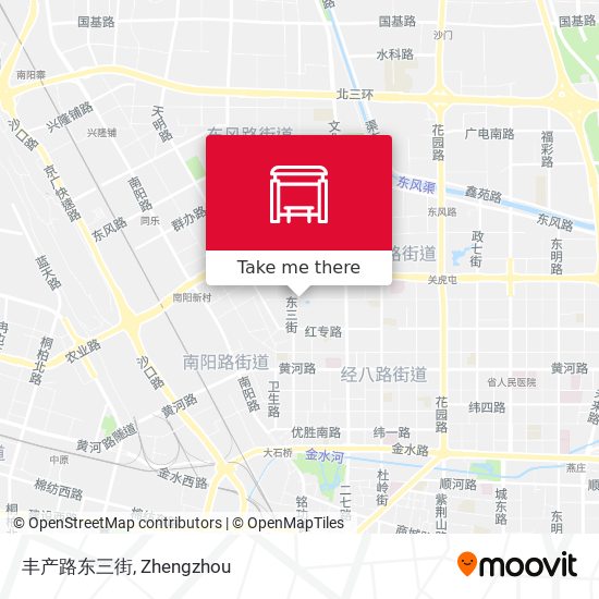 丰产路东三街 map