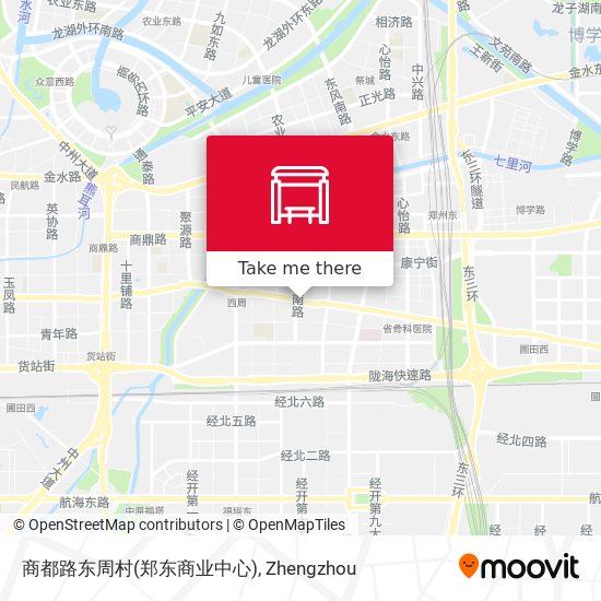 商都路东周村(郑东商业中心) map