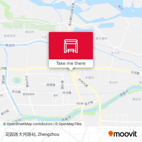 花园路大河路站 map