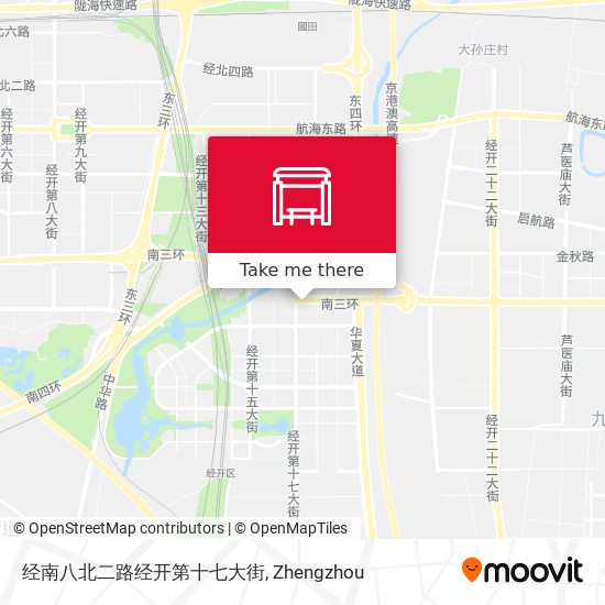 经南八北二路经开第十七大街 map