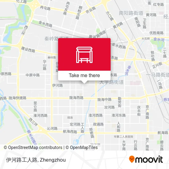 伊河路工人路 map