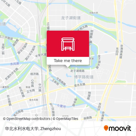 华北水利水电大学 map