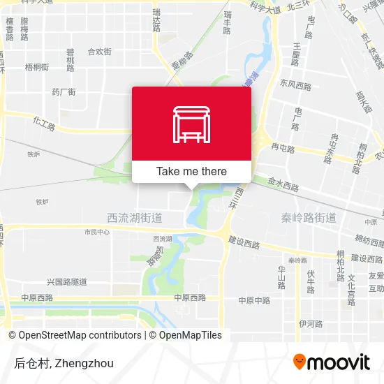 后仓村 map