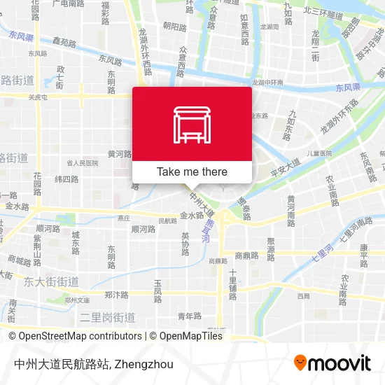 中州大道民航路站 map