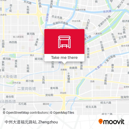 中州大道福元路站 map