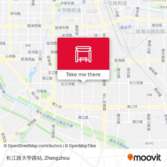长江路大学路站 map