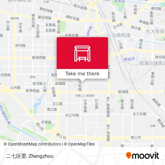 二七区委 map