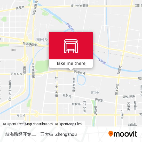 航海路经开第二十五大街 map