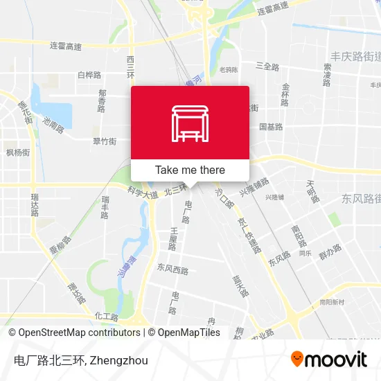 电厂路北三环 map