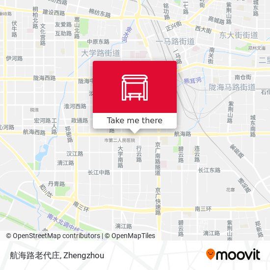 航海路老代庄 map