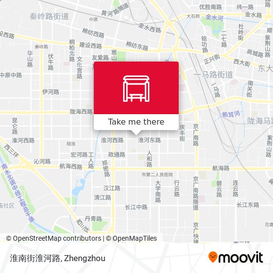 淮南街淮河路 map