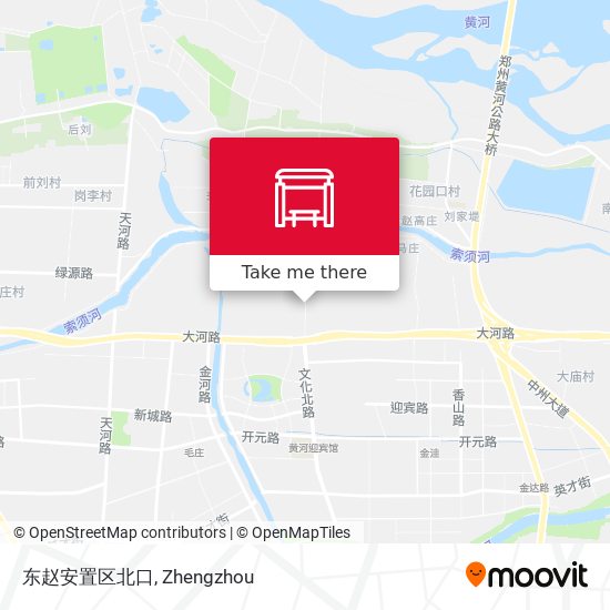 东赵安置区北口 map