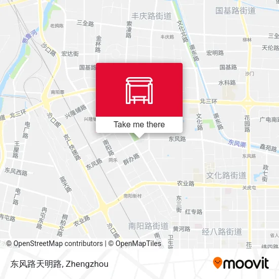 东风路天明路 map