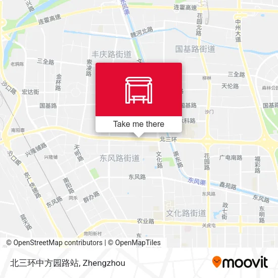 北三环中方园路站 map