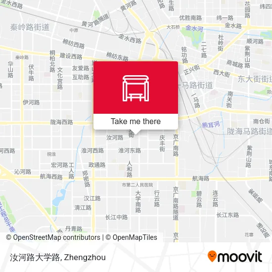 汝河路大学路 map
