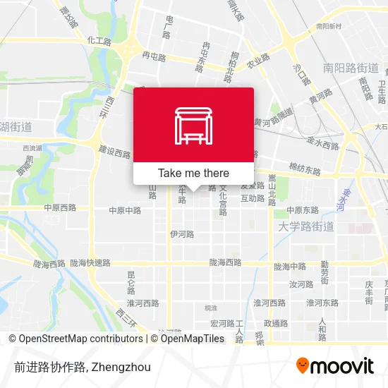 前进路协作路 map