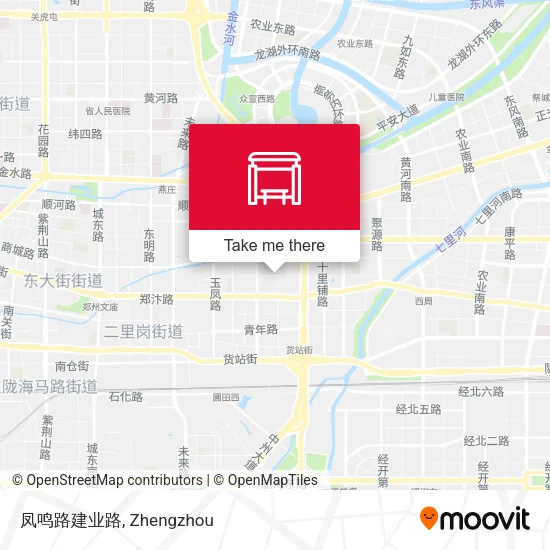 凤鸣路建业路 map