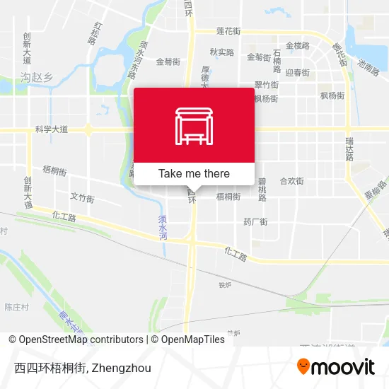 西四环梧桐街 map