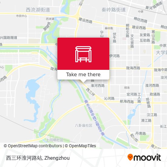 西三环淮河路站 map