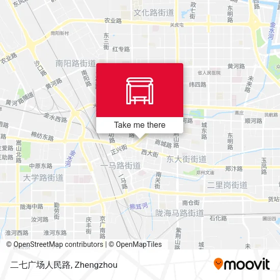 二七广场人民路 map