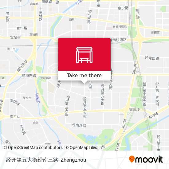 经开第五大街经南三路 map