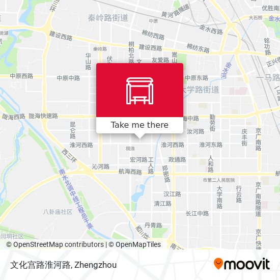 文化宫路淮河路 map
