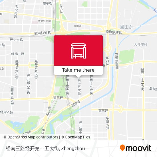 经南三路经开第十五大街 map