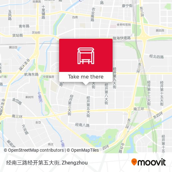 经南三路经开第五大街 map