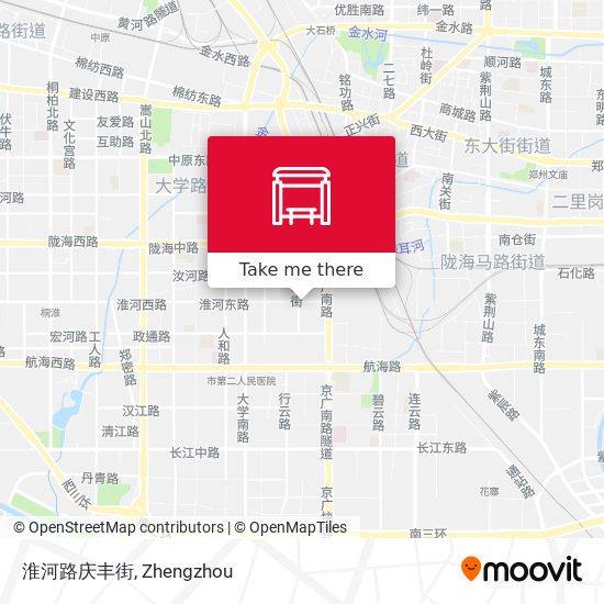 淮河路庆丰街 map