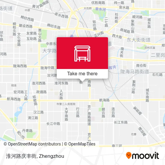 淮河路庆丰街 map