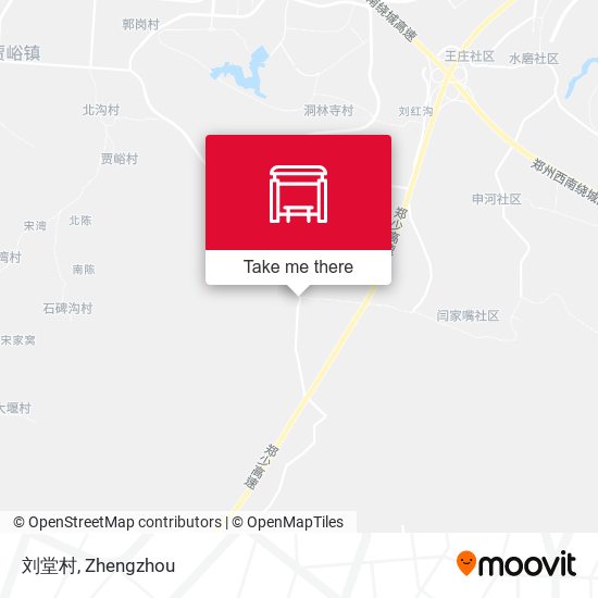 刘堂村 map