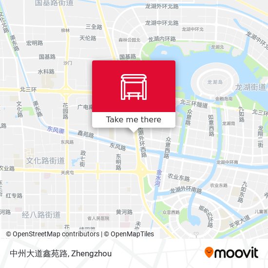 中州大道鑫苑路 map