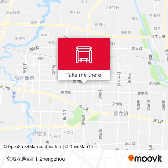 京城花园西门 map