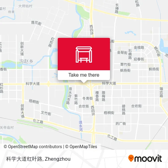 科学大道红叶路 map