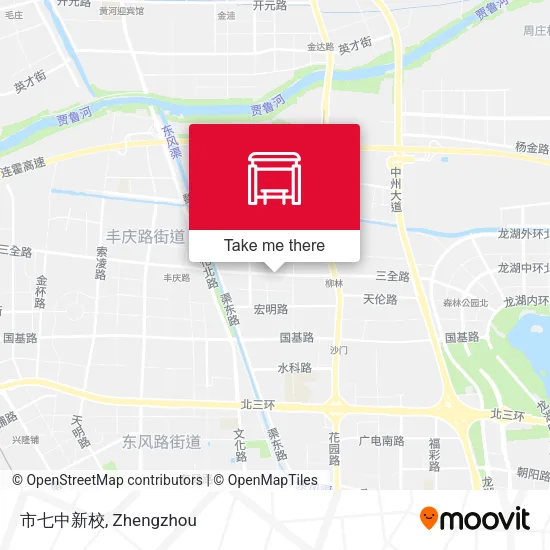 市七中新校 map