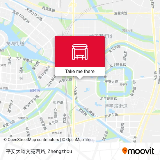 平安大道文苑西路 map