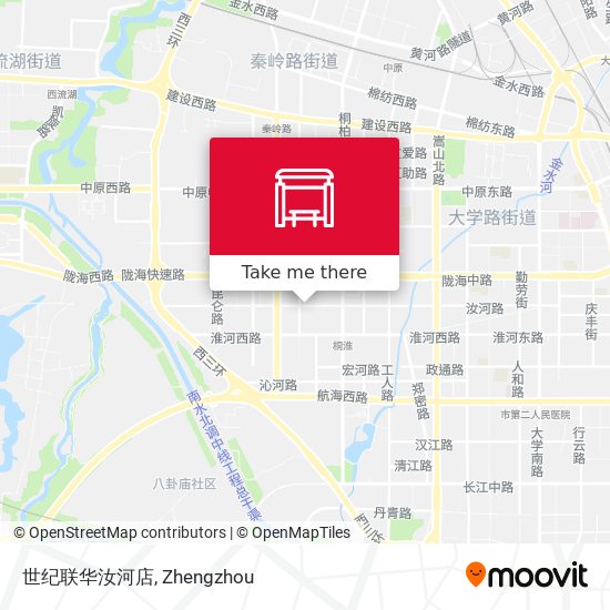 世纪联华汝河店 map