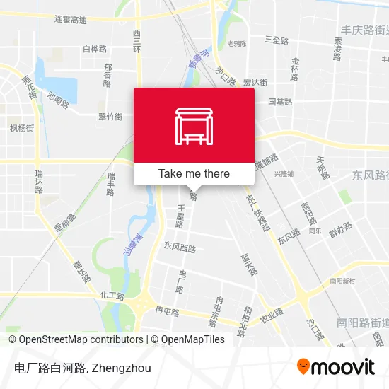 电厂路白河路 map