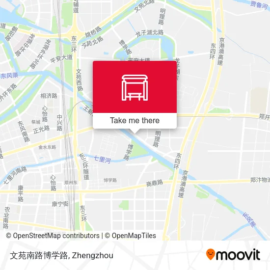 文苑南路博学路 map