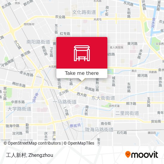 工人新村 map