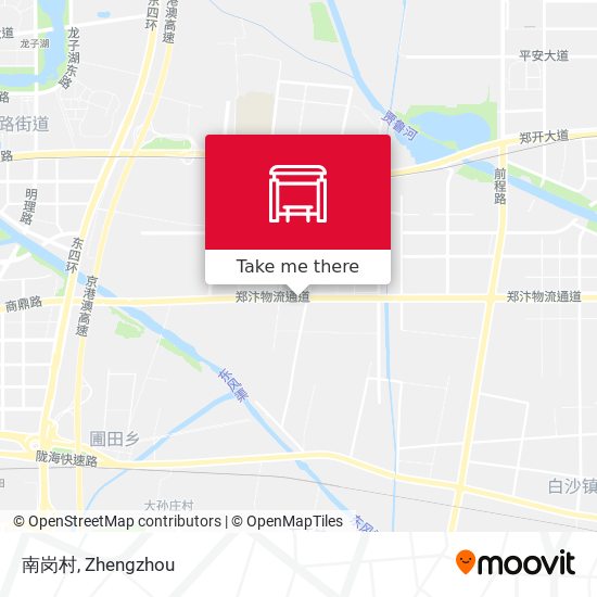 南岗村 map