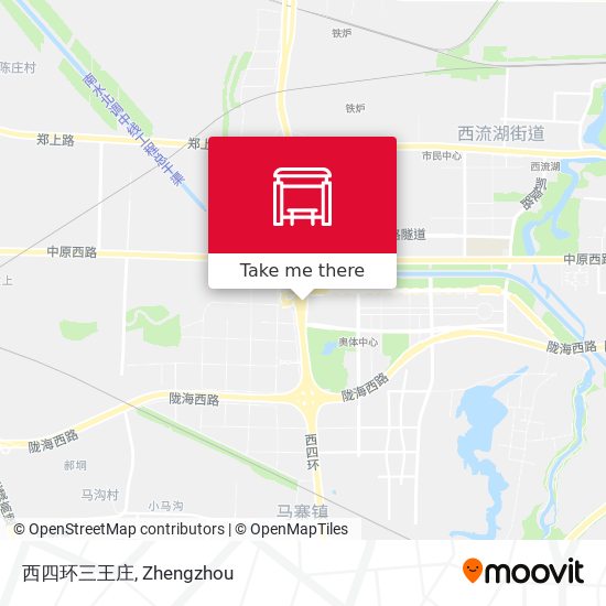 西四环三王庄 map