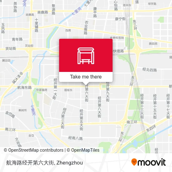 航海路经开第六大街 map
