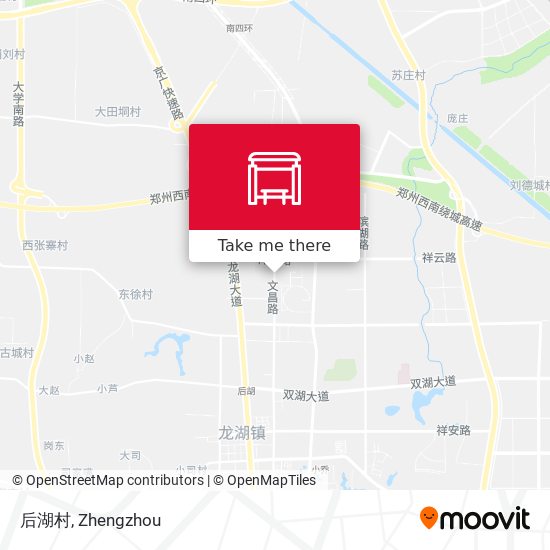后湖村 map